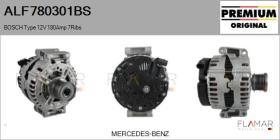 BOSCH ALF780301BS - Alternador
