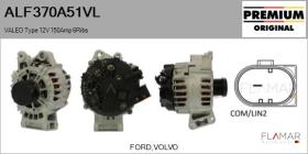 VALEO ALF370A51VL - Alternador