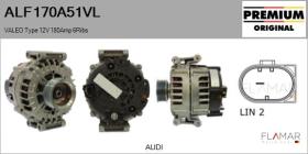 VALEO ALF170A51VL - Alternador