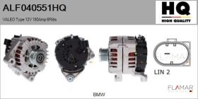 HQ ALF040551HQ - Alternador