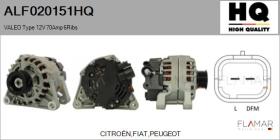 HQ ALF020151HQ - Alternador