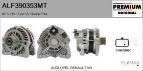 MITSUBISHI ALF390353MT - Alternador