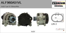 VALEO ALF960A51VL - Alternador