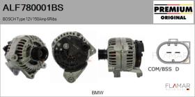 BOSCH ALF780001BS - Alternador