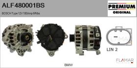 BOSCH ALF480001BS - Alternador