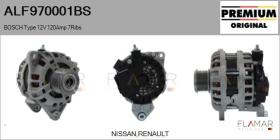 BOSCH ALF970001BS - Alternador