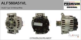 VALEO ALF560A51VL - Alternador