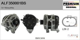 BOSCH ALF350001BS - Alternador