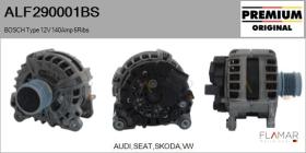 BOSCH ALF290001BS - Alternador
