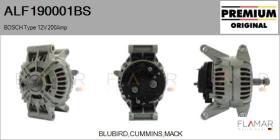 BOSCH ALF190001BS - Alternador