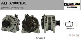 BOSCH ALF670001BS - Alternador