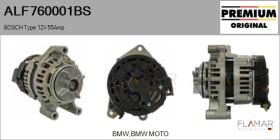 BOSCH ALF760001BS - Alternador