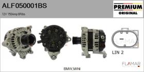 BOSCH ALF050001BS - Alternador
