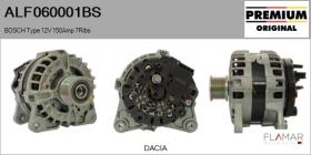 BOSCH ALF060001BS - Alternador
