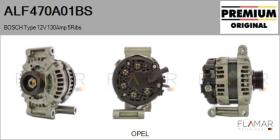 BOSCH ALF470A01BS - Alternador