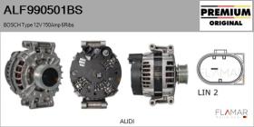 BOSCH ALF990501BS - ALTERNADOR