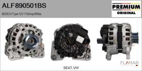 BOSCH ALF890501BS - ALTERNADOR