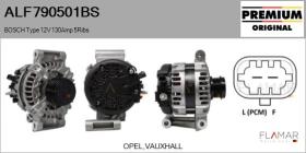 BOSCH ALF790501BS - ALTERNADOR