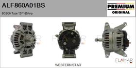 BOSCH ALF860A01BS - Alternador BOSCH Type 12V