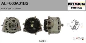 BOSCH ALF660A01BS - Alternador BOSCH Type 12V 150Amp