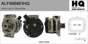 HQ ALF640401HQ - Alternador BOSCH Type 12V 150Amp PFR6