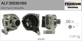 BOSCH ALF350301BS - Alternador BOSCH Type 12V 160Amp PFR6