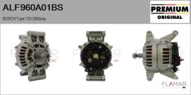 BOSCH ALF960A01BS - Alternador BOSCH Type 12V 200Amp