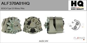 HQ ALF370A01HQ - Alternador BOSCH Type 12V 90Amp PV1
