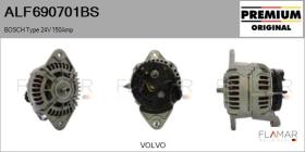 BOSCH ALF690701BS - Alternador BOSCH Type 24V 150Amp