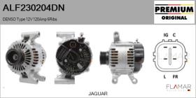 DENSO ALF230204DN - Alternador DENSO Type 12V 120Amp PR6