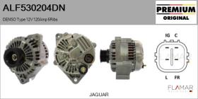 DENSO ALF530204DN - Alternador DENSO Type 12V 120Amp PR6