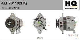 HQ ALF701102HQ - Alternador HITACHI Type 12V 50Amp