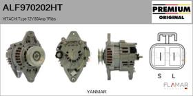 HITACHI ALF970202HT - Alternador HITACHI Type 12V 80Amp PV1