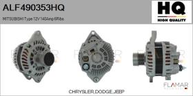HQ ALF490353HQ - Alternador MITSUBISHI Type 12V 140Amp PFR6