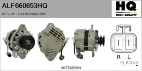 HQ ALF660653HQ - Alternador MITSUBISHI Type 24V 50Amp DP2