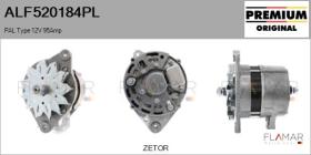 MAGNETON ALF520184PL - Alternador PAL Type 12V 95Amp