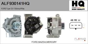 HQ ALF930141HQ - ALT FORD/VISTEON Type 12V