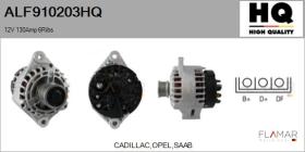 HQ ALF910203HQ - ALT NUEVO 12V 130Amp PFR6