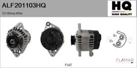 HQ ALF201103HQ - ALT NUEVO 12V 65Amp PR4