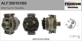 BOSCH ALF350101BS - ALT NUEVO BOSCH 12V 115Amp PFR6