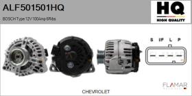 HQ ALF501501HQ - ALT NUEVO BOSCH Type 12V 100Amp PR6