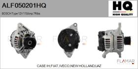 HQ ALF050201HQ - ALT NUEVO BOSCH Type 12V 110Amp PR7