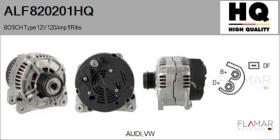 HQ ALF820201HQ - ALT NUEVO BOSCH Type 12V 120Amp PFR5