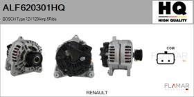 HQ ALF620301HQ - ALT NUEVO BOSCH Type 12V 120Amp PFR5