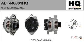 HQ ALF440301HQ - ALT NUEVO BOSCH Type 12V 120Amp PR5