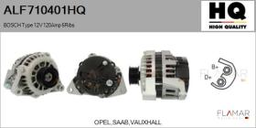 HQ ALF710401HQ - ALT NUEVO BOSCH Type 12V 120Amp PR6