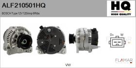 HQ ALF210501HQ - ALT NUEVO BOSCH Type 12V 120Amp PR6