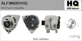 HQ ALF980201HQ - ALT NUEVO BOSCH Type 12V 120Amp PR6