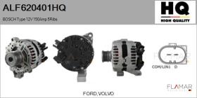 HQ ALF620401HQ - ALT NUEVO BOSCH Type 12V 150Amp PFR5