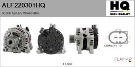 HQ ALF220301HQ - ALT NUEVO BOSCH Type 12V 150Amp PFR6